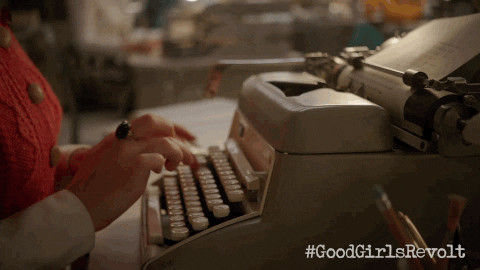Typesetting Season 1 GIF by Good Girls Revolt - Find & Share on GIPHY