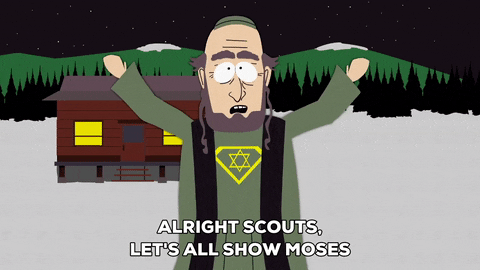 Ok! Scouts let's all show moses