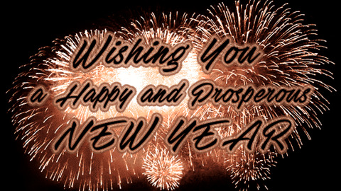 Happy and Prosperous New Year best Gif