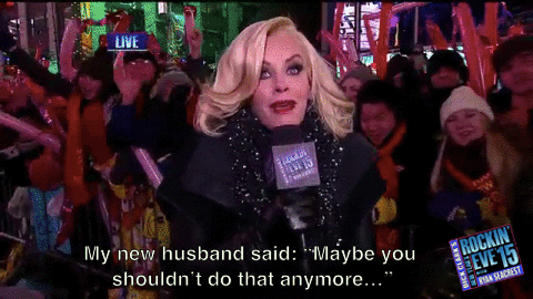 Jenny Mccarthy Donnie Wahlburg GIF by New Year's Rockin' Eve - Find