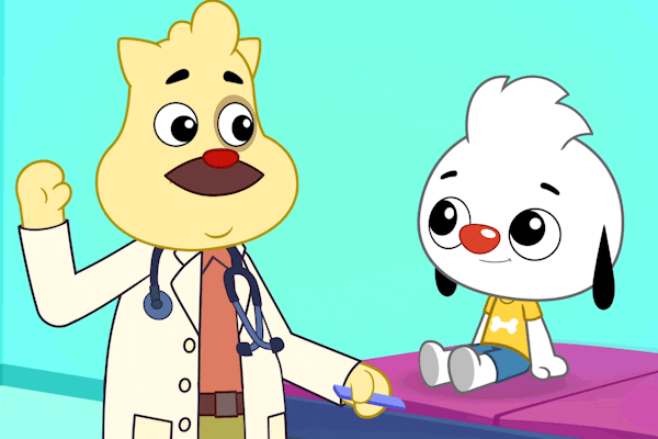 animación caricatura pediatra
