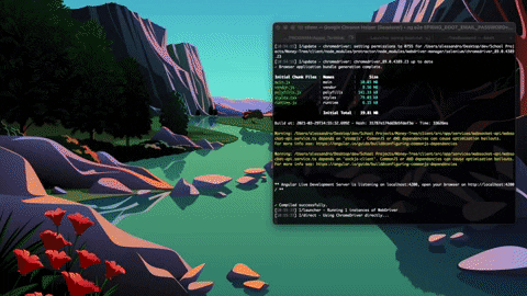 Display Industry E2E test