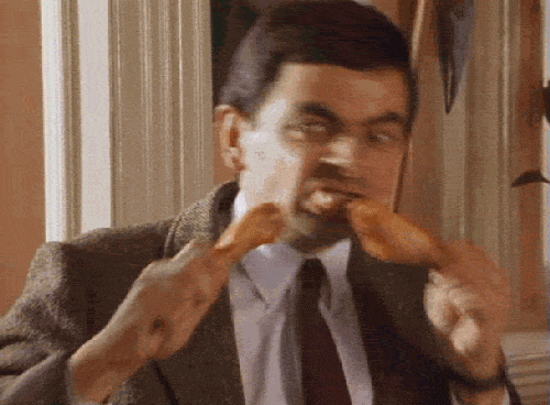 Hungry Mr Bean GIF - Find & Share on GIPHY