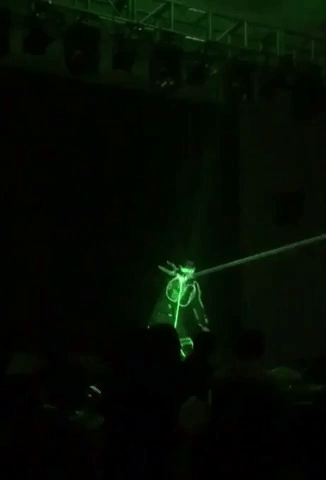 This laser show is Awesone in random gifs