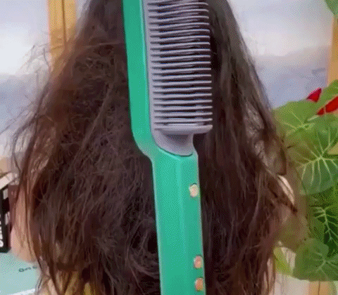 Escova Alisadora Stacy Hair [CABELOS LISOS NA HORA]