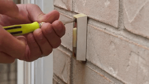 Removing the existing doorbell