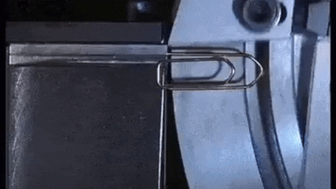 How paper clips are made gif