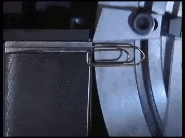 How paper clips are made in random gifs