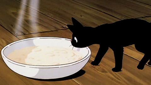 Képtalálat a következőre: „anime cat eating”