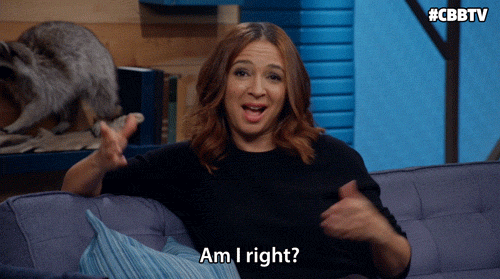 Am I Right Maya Rudolph GIF - Find & Share on GIPHY