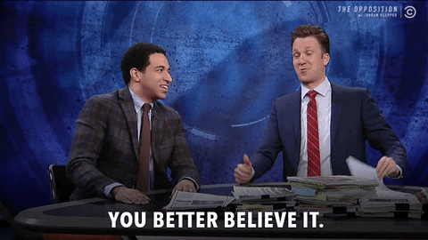 Believe GIF by The Opposition w/ Jordan Klepper - Find & Share on GIPHY