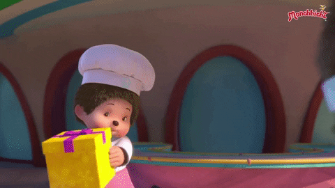 Party Smile GIF by Monchhichi