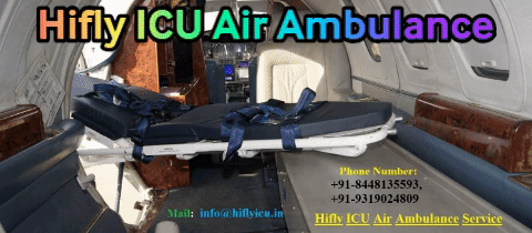 Comfortable Medical Patients Transfer by Hifly ICU Air Ambulance in Delhi