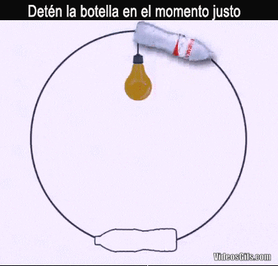 Bulb and bottle in gifgame gifs