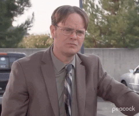 dwight from the office saying new plan talking about naming your brand with the help of brand strategist branding agency