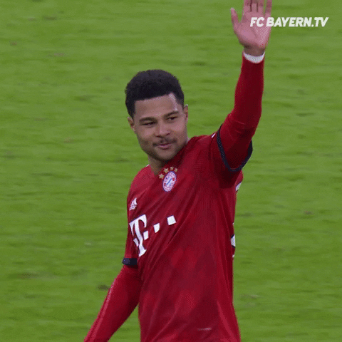 Champions League Hello GIF by FC Bayern Munich