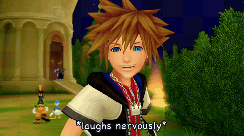 Kingdom Hearts Laughing GIF