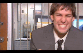 following yes gif the office gif jim gif