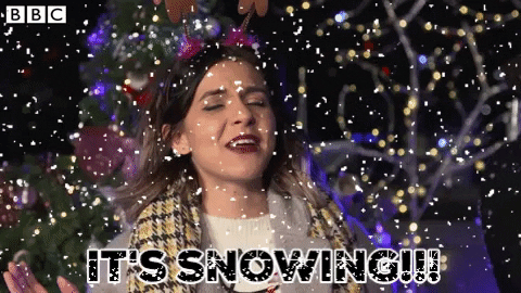 It'S Snowing Lauren Layfield GIF by CBBC - Find & Share on GIPHY
