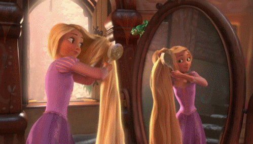 Mirror Rapunzel GIF - Find & Share on GIPHY
