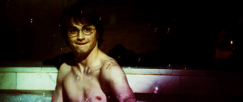 Image result for harry potter shirtless gif