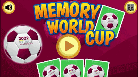 Memory World Cup - HTML5 Game (Construct 3) - 1