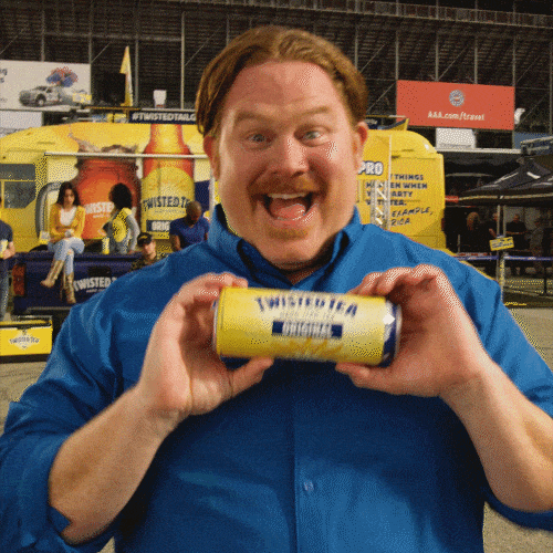Excited Man V Food GIF by Twisted Tea - Find & Share on GIPHY