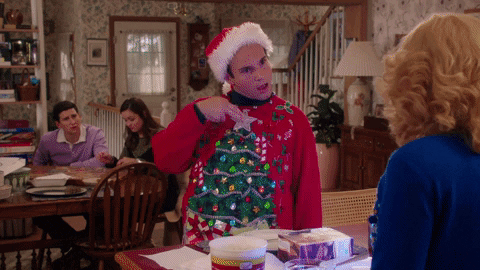 Ugly Christmas Sweater from The Goldbergs