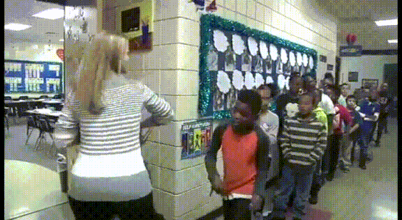 Teacher Handshake in funny gifs