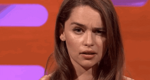 Emilia Clarke Eyebrows GIF - Find & Share on GIPHY