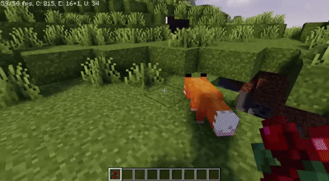 How to tame a fox in Minecraft - how to get an item back from a fox