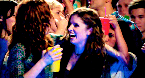 Alcohol makes you bffs with everyone - this gif is evidence.
