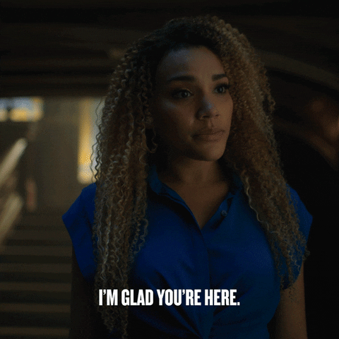 Umbrella Academy, Allison Hargreeves 'I'm glad you're here' gif