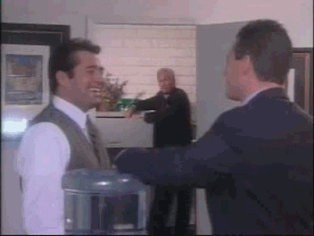  funny laughing laugh office boss GIF