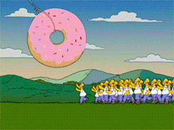 Simpsons Donut gif