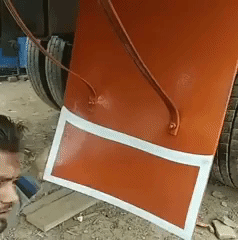 Painting STOP on truck in random gifs