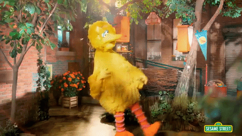 Big Bird Happiness GIF by Sesame Street - Find & Share on GIPHY