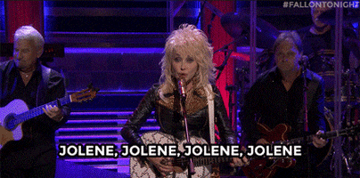 Image result for dolly parton jolene gif