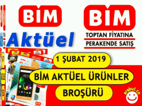 bim 1 şubat 2019 aktüel ürünler broşürü bim 1 şubat 2019 broşürü