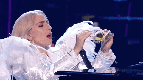 Lady Gaga Elton John Tribute GIF by Recording Academy / GRAMMYs - Find & Share on GIPHY
