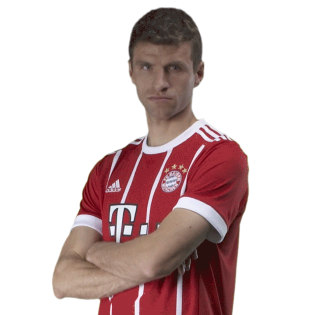 thomas muller wink gif by fc bayern munich find share on giphy