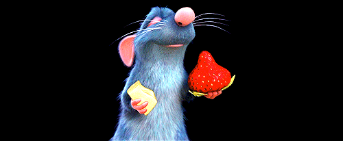 The reference from ratatouille on different sensations 