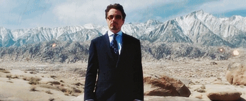 Robert Downey Jr. ayudando al planeta.