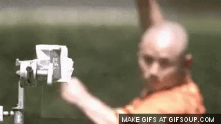 Monk throwing needle through glass in random gifs