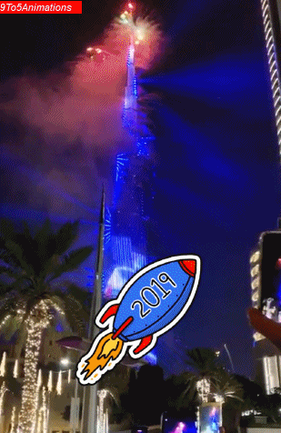 Fireworks Dubai GIF