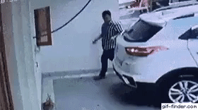 He will never help in parking again in fail gifs