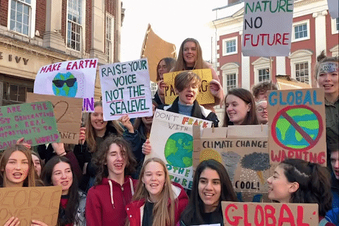 Video: ‘We are the future’ – Striking students bring climate change campaign to streets