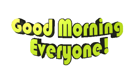 Good Morning Hello Sticker for iOS & Android | GIPHY