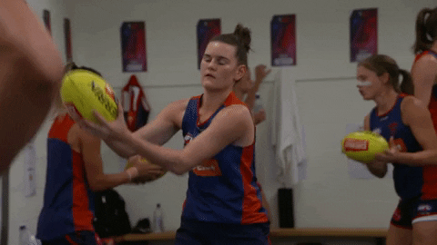 Melbourne Football Club Handball GIF by Melbournefc