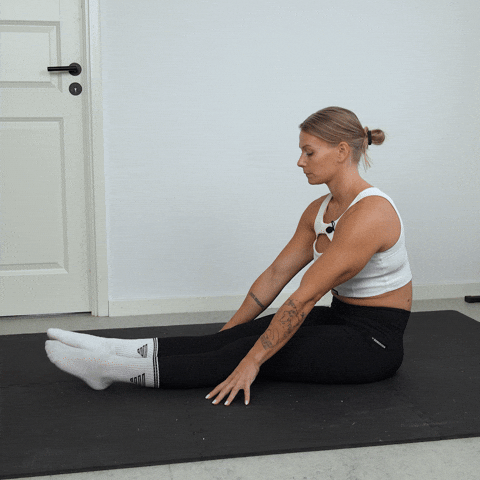 one leg pike pulses exercise demonstration